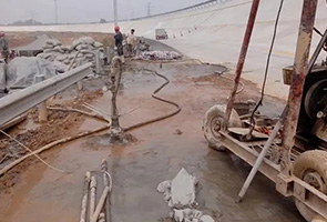 眉山公路钻孔施工